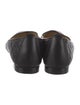 Manolo Blahnik Quilted Pattern Leather Flats