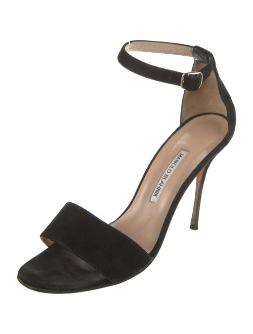 Manolo Blahnik Suede Sandals