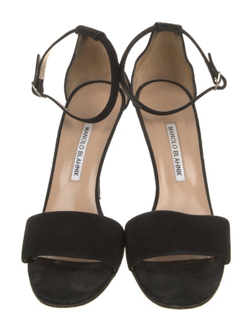 Manolo Blahnik Suede Sandals