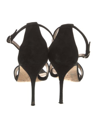 Manolo Blahnik Suede Sandals
