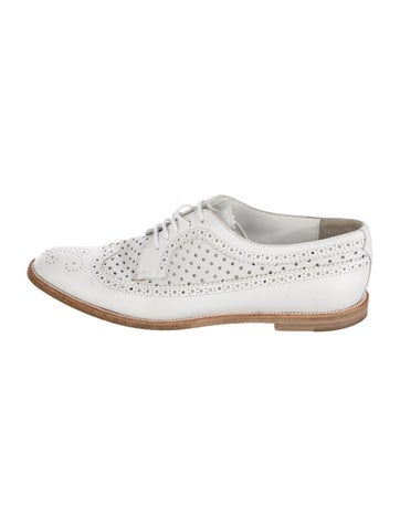 Manolo Blahnik Flats Leather Oxfords IT 38 | 8