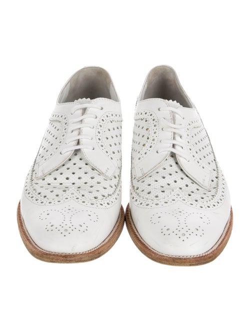 Manolo Blahnik Leather Oxfords