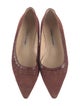 Manolo Blahnik Suede Flats