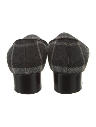 Manolo Blahnik Tweed Printed Pumps