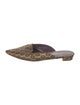 Manolo Blahnik Printed Mules