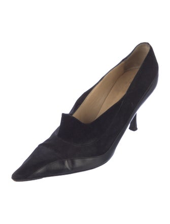 Manolo Blahnik Suede Pumps