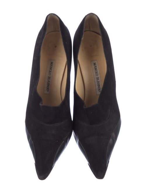 Manolo Blahnik Suede Pumps