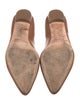 Manolo Blahnik Leather Tassel Accents Loafers