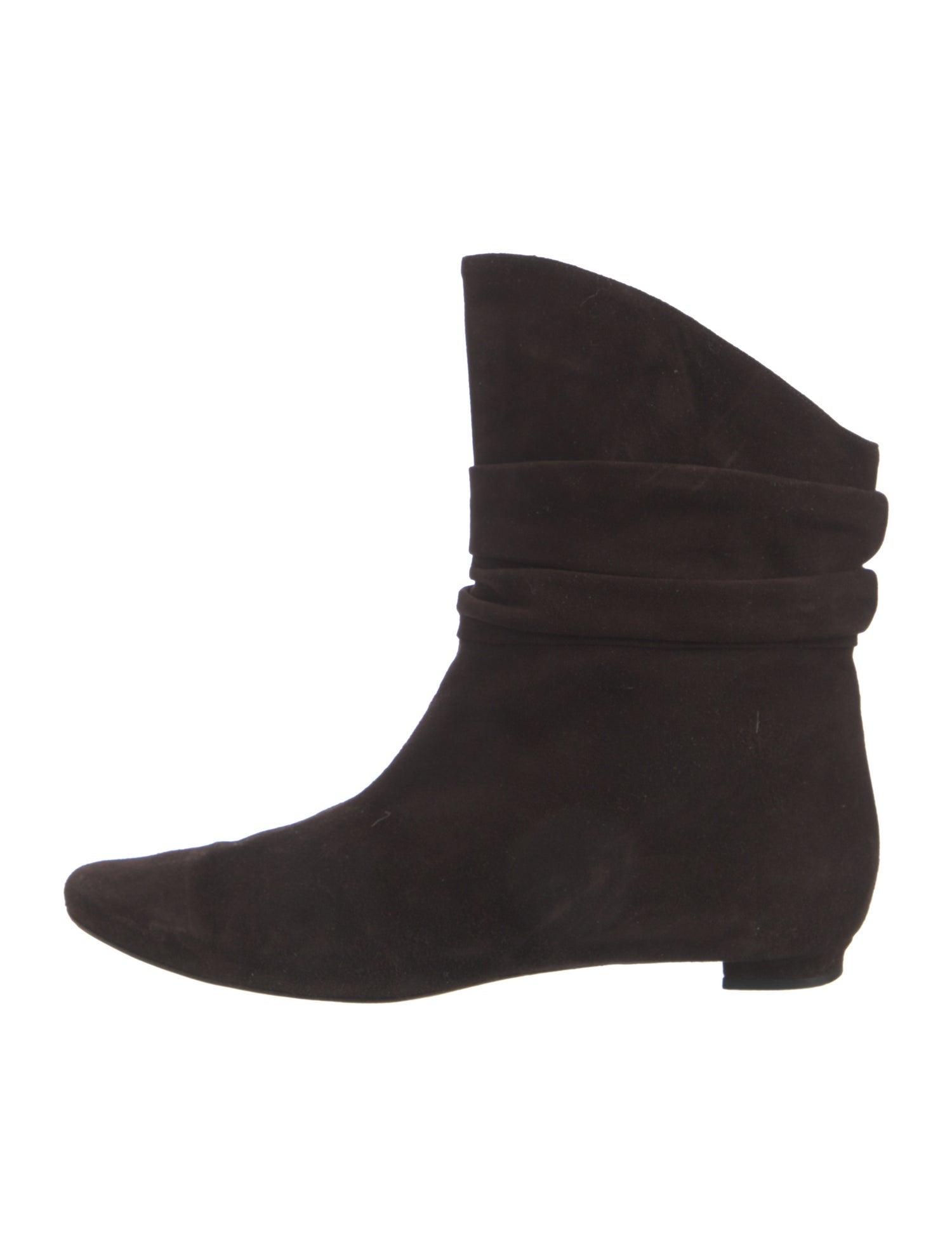 Manolo Blahnik Suede Western Boots