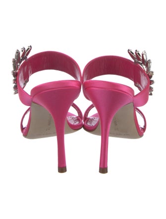 Manolo Blahnik Patent Leather Slides