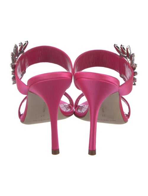 Manolo Blahnik Patent Leather Slides