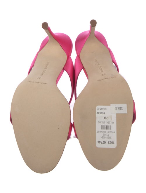 Manolo Blahnik Patent Leather Slides