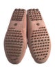 Manolo Blahnik Suede Beaded Accents Loafers