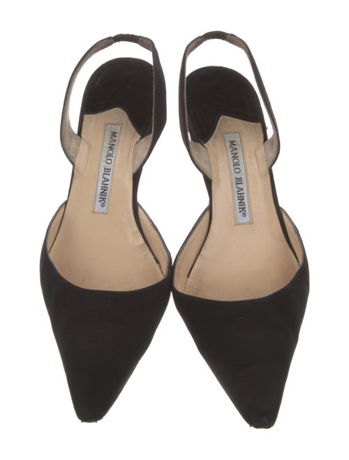 Manolo Blahnik Animal Print Slingback Pumps