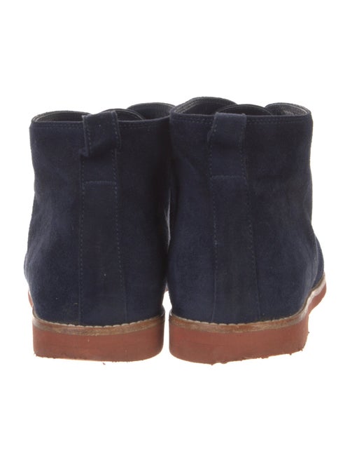 Manolo Blahnik Suede Lace-Up Boots