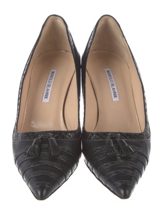 Manolo Blahnik Leather Pumps