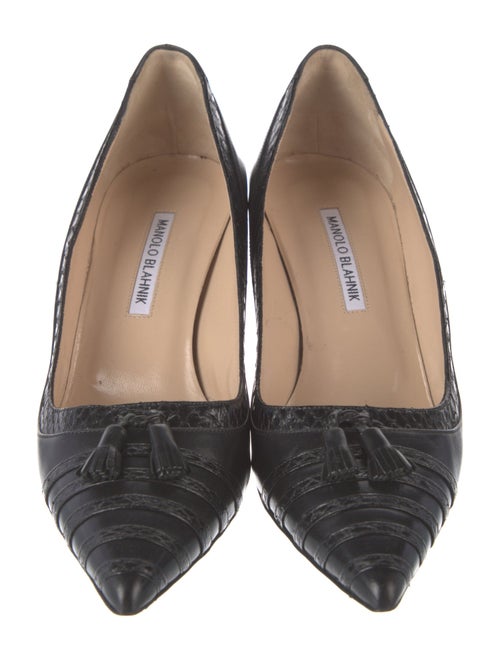 Manolo Blahnik Leather Pumps