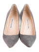 Manolo Blahnik Suede Pumps