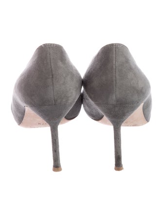 Manolo Blahnik Suede Pumps