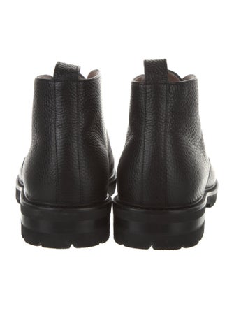 Manolo Blahnik Leather Lace-Up Boots