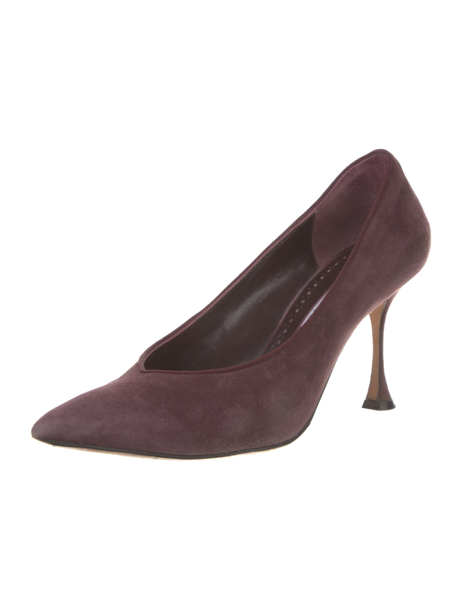 Manolo Blahnik Suede Pumps