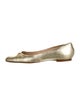 Manolo Blahnik Leather Ballet Flats