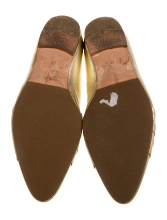 Manolo Blahnik Leather Ballet Flats