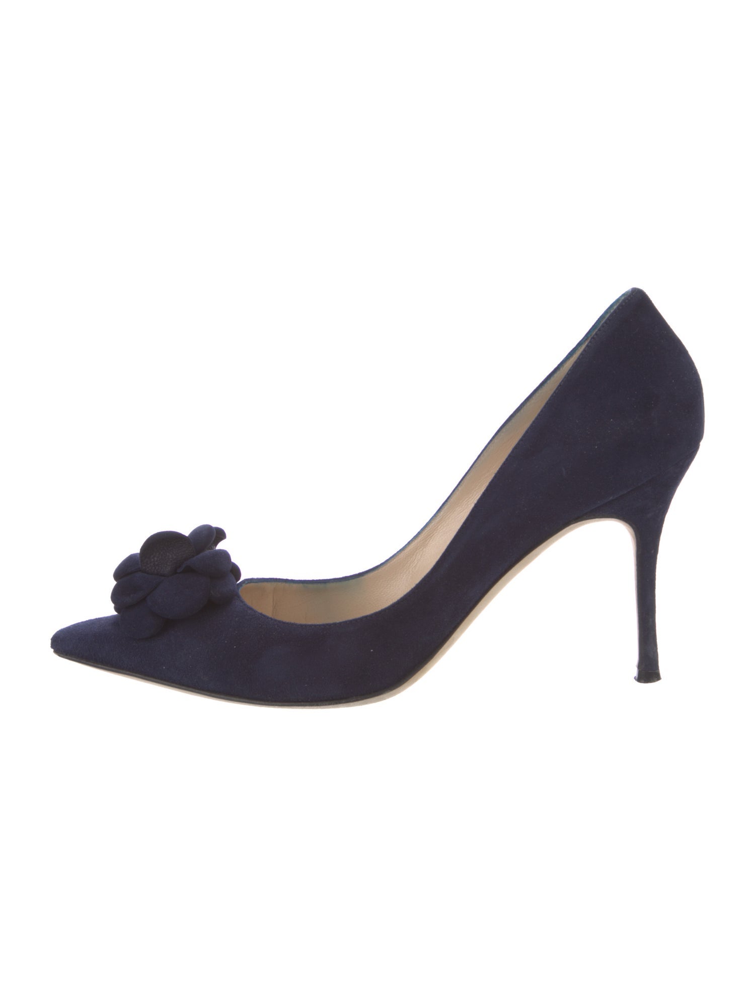 Manolo Blahnik Suede Pumps