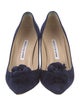 Manolo Blahnik Suede Pumps