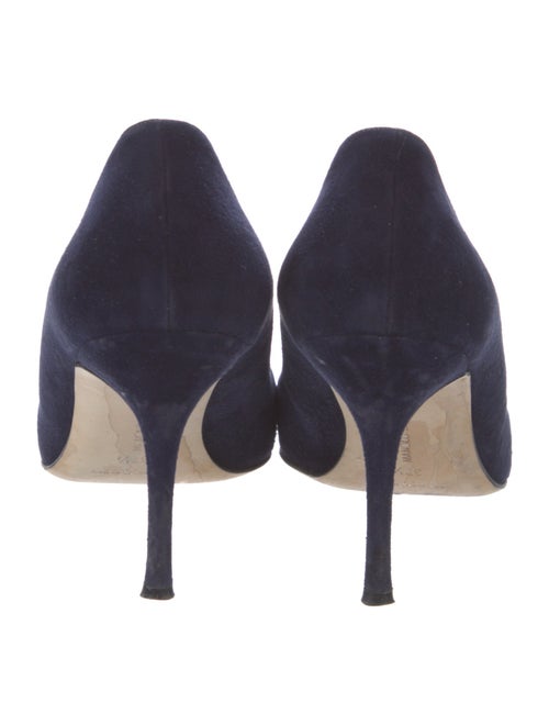Manolo Blahnik Suede Pumps