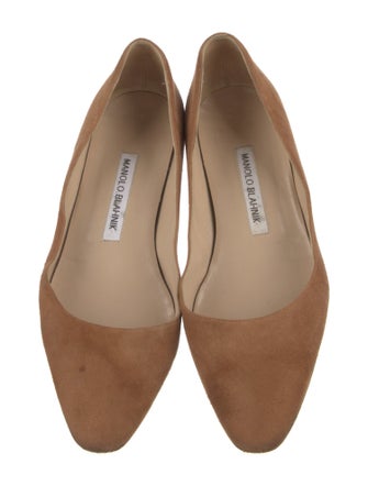 Manolo Blahnik Suede Pumps