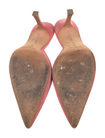 Manolo Blahnik Suede Mules