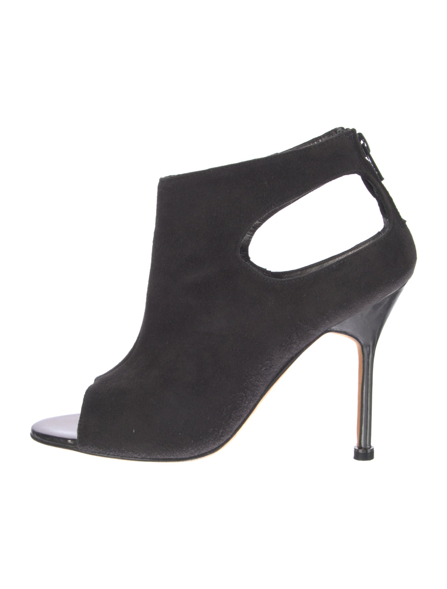 Manolo Blahnik Suede Mules