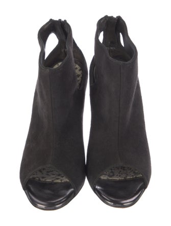 Manolo Blahnik Suede Mules