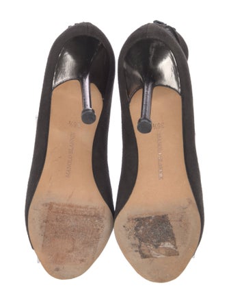 Manolo Blahnik Suede Mules