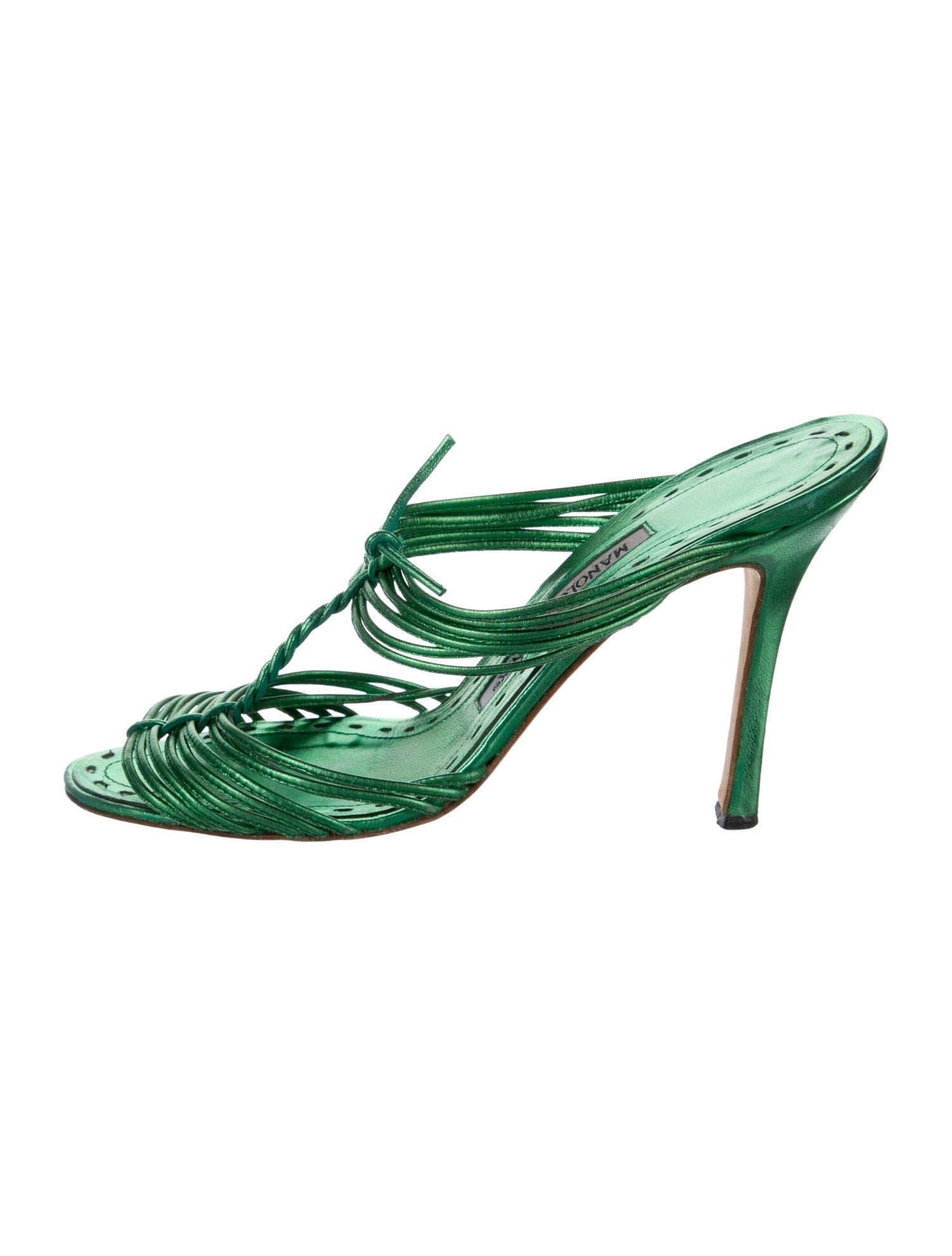 Manolo Blahnik Leather Mules