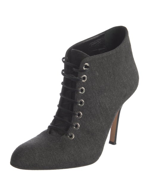 Manolo Blahnik Lace-Up Boots