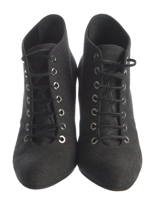 Manolo Blahnik Lace-Up Boots