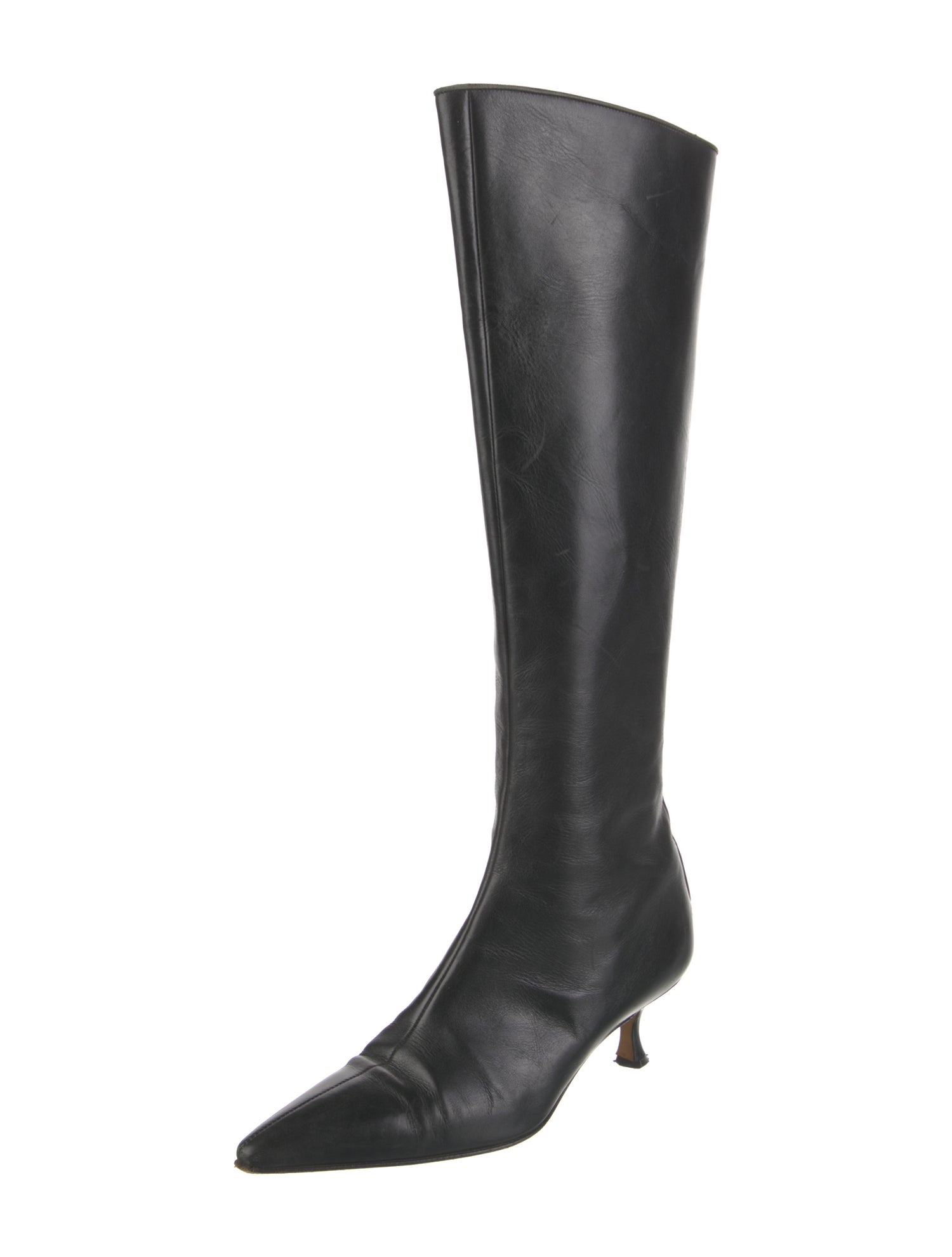 Manolo Blahnik Leather Boots