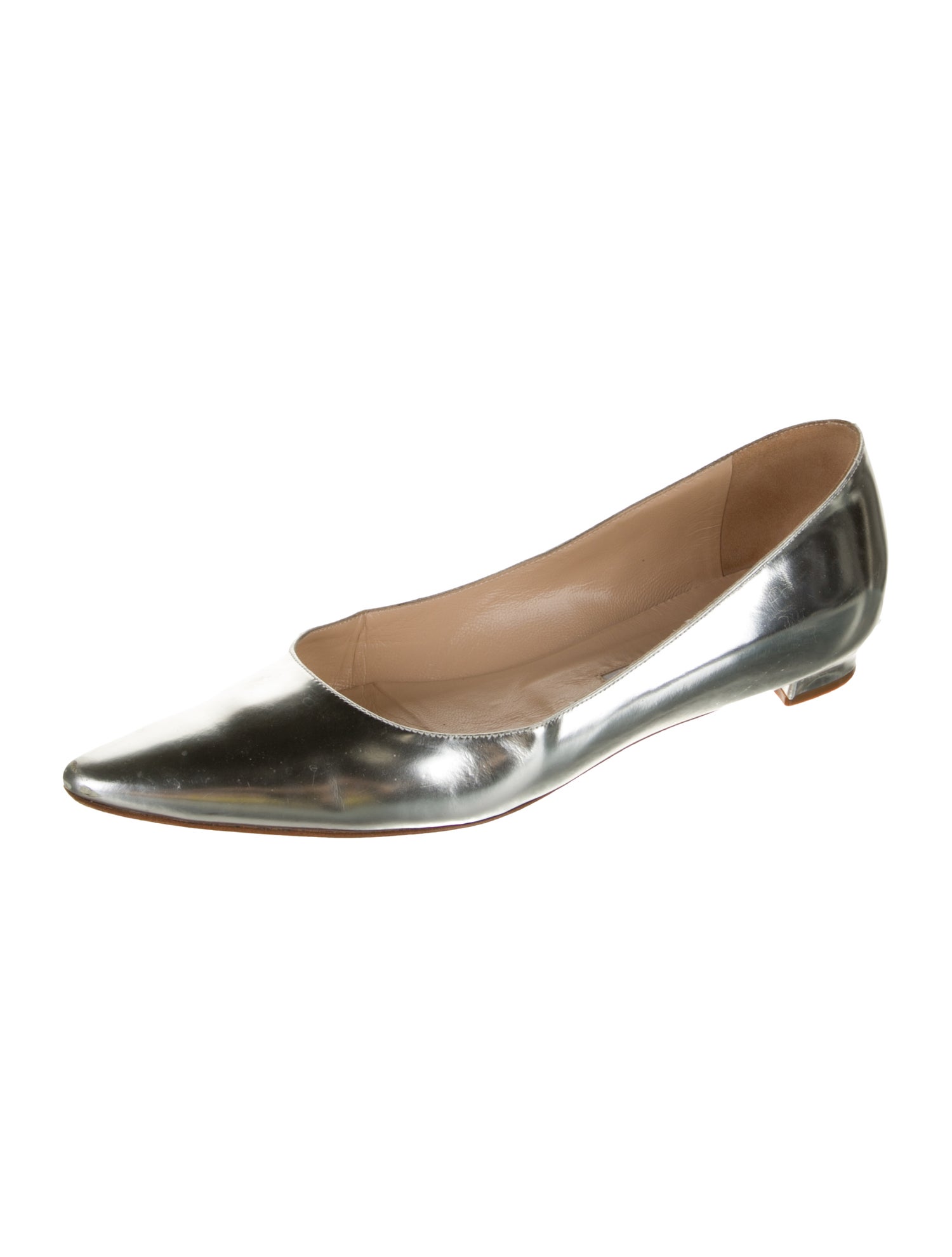 Manolo Blahnik Patent Leather Ballet Flats