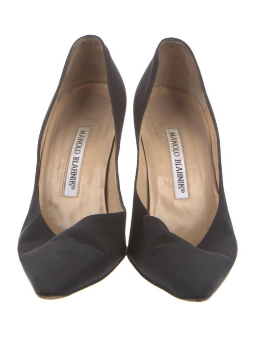 Manolo Blahnik Satin Pumps