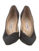 Manolo Blahnik Satin Pumps