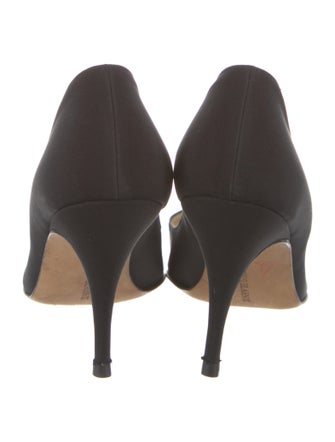 Manolo Blahnik Satin Pumps