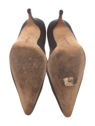 Manolo Blahnik Satin Pumps