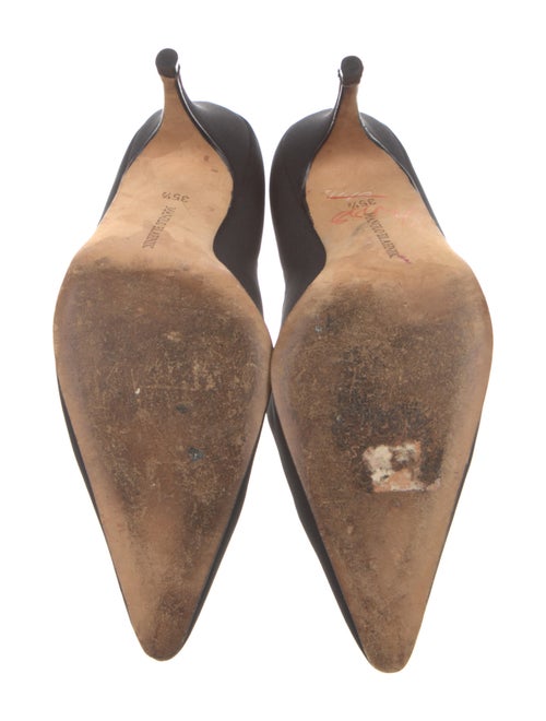 Manolo Blahnik Satin Pumps