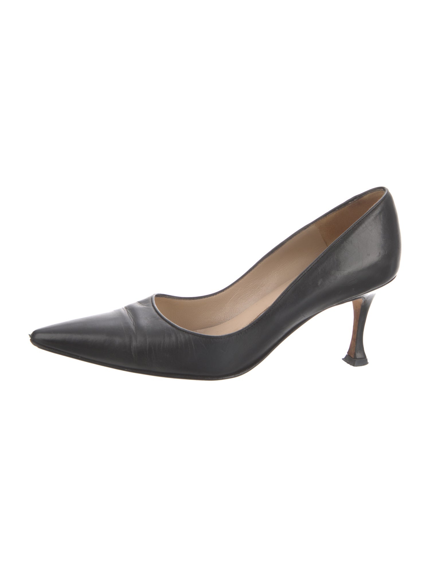 Manolo Blahnik Leather Pumps