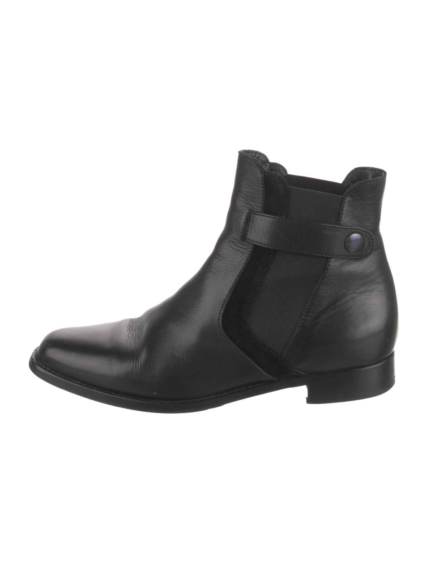 Manolo Blahnik Leather Chelsea Boots