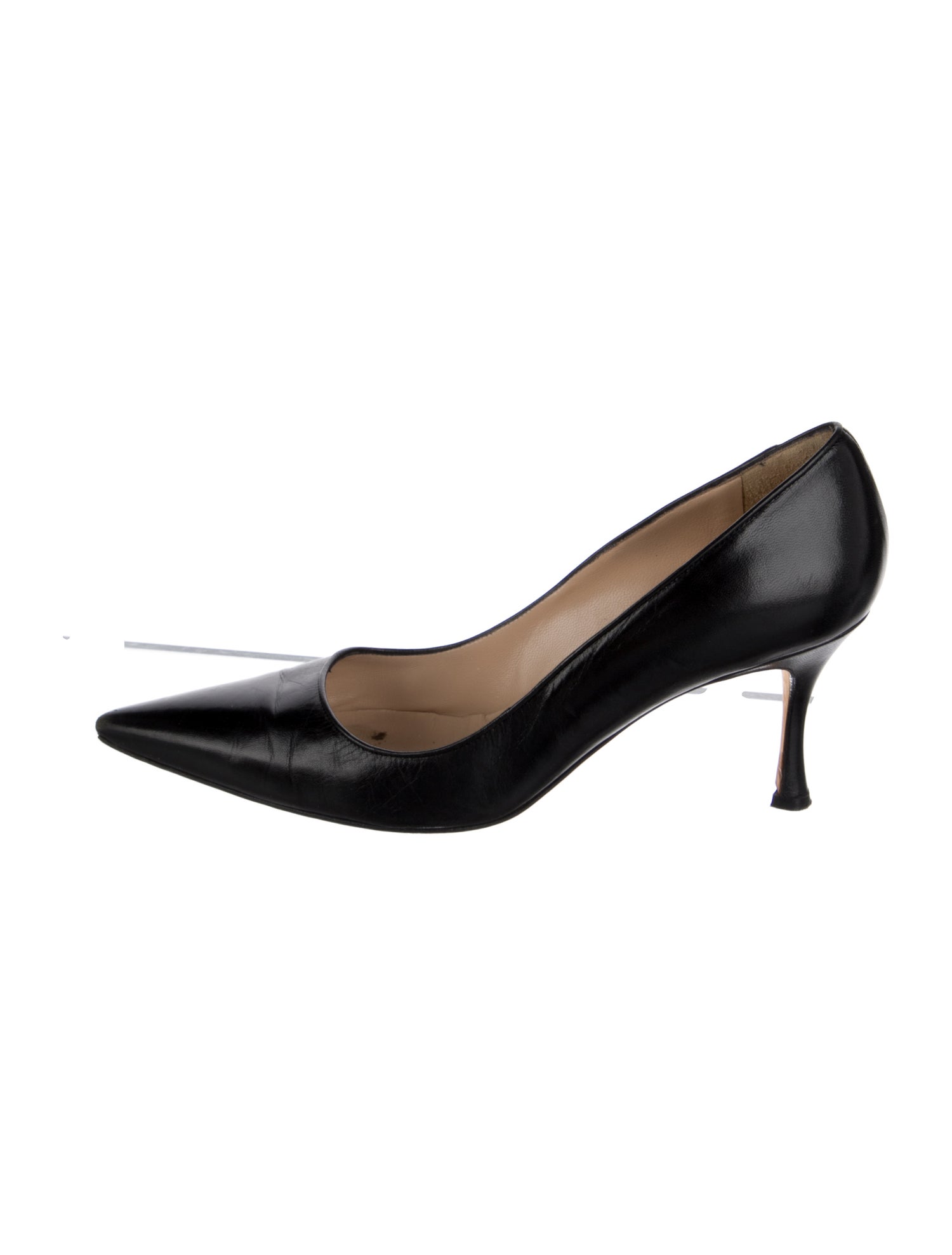Manolo Blahnik Leather Pumps