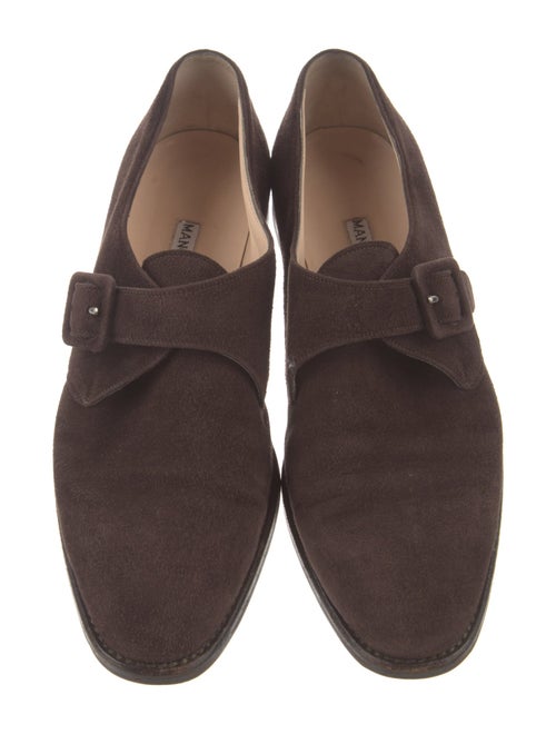 Manolo Blahnik Suede Oxfords
