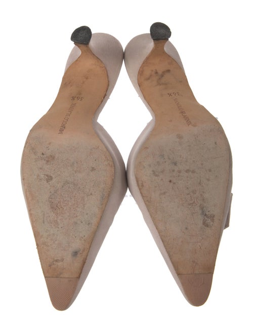 Manolo Blahnik Suede Mules